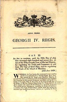 George IV Act