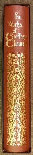 Folio Society 2008 Kelmscott Chaucer spine