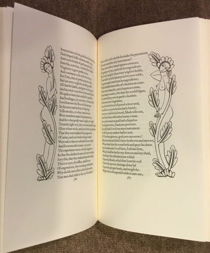Folio Society The Canterbury Tales text page