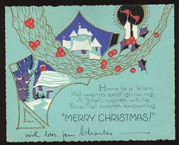 Charles Goulding Christmas card