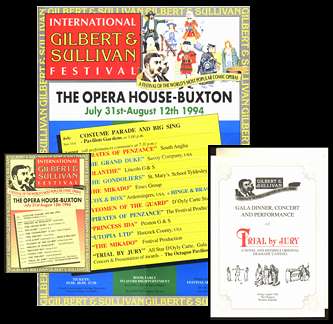First International Gilbert and Sullivan Festival material
