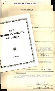 National School of Opera material