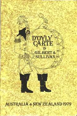 1979 D'Oyly Carte Australia / New Zealand tour
