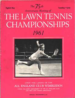 Wimbledon 75th Anniversary program