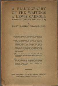 Bibliography of the Writings of Lewis Carroll