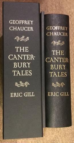 Folio Society The Canterbury Tales spines