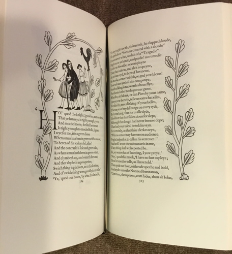 Folio Society The Canterbury Tales section page (The Nonne Prestes Tale)