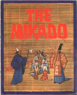 1967 Mikado movie programme